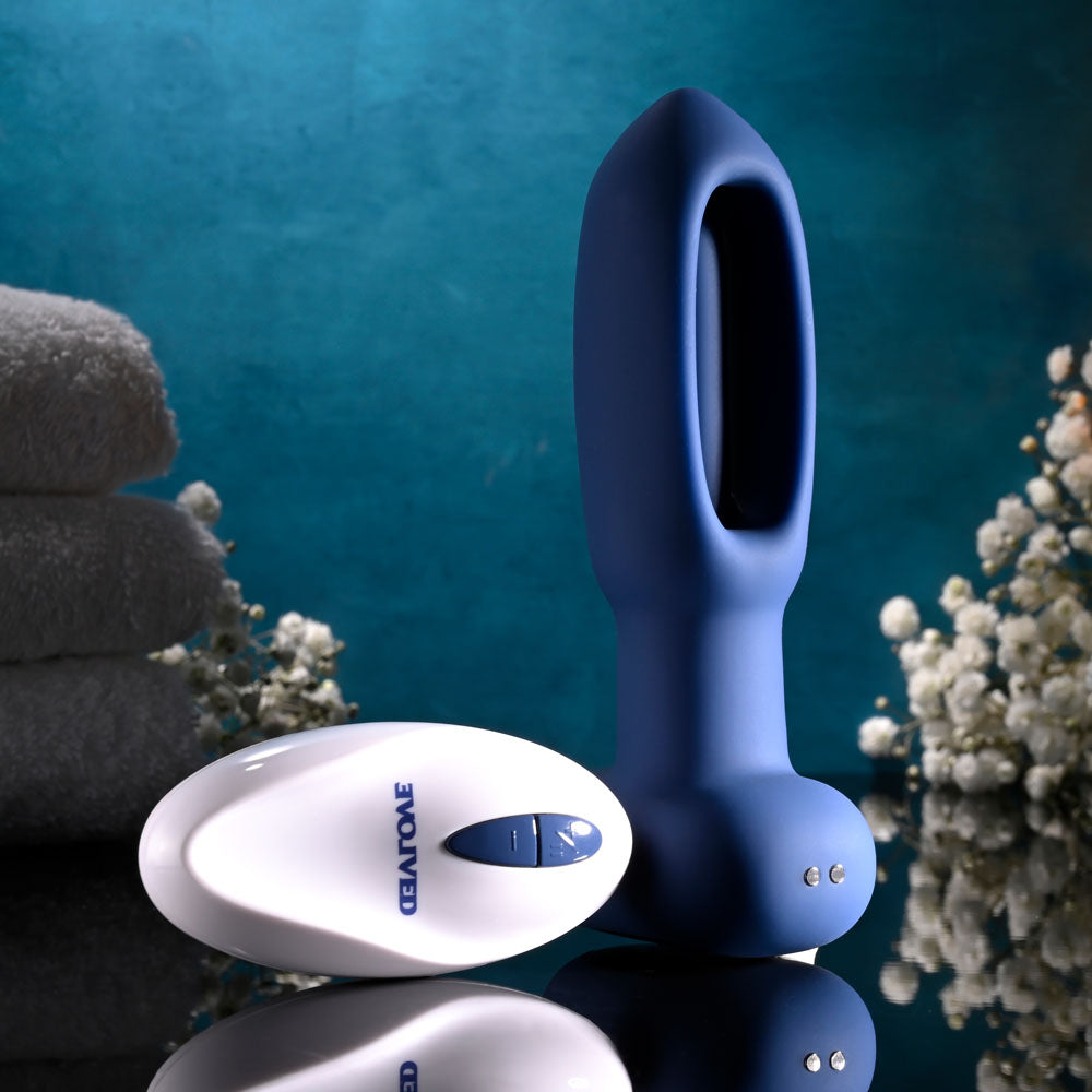 Evolved The Flapper Vibrating and Flapping Butt Plug with Remote > Anal Range > Vibrating Butt Plugs - Tophatter Daily Deals