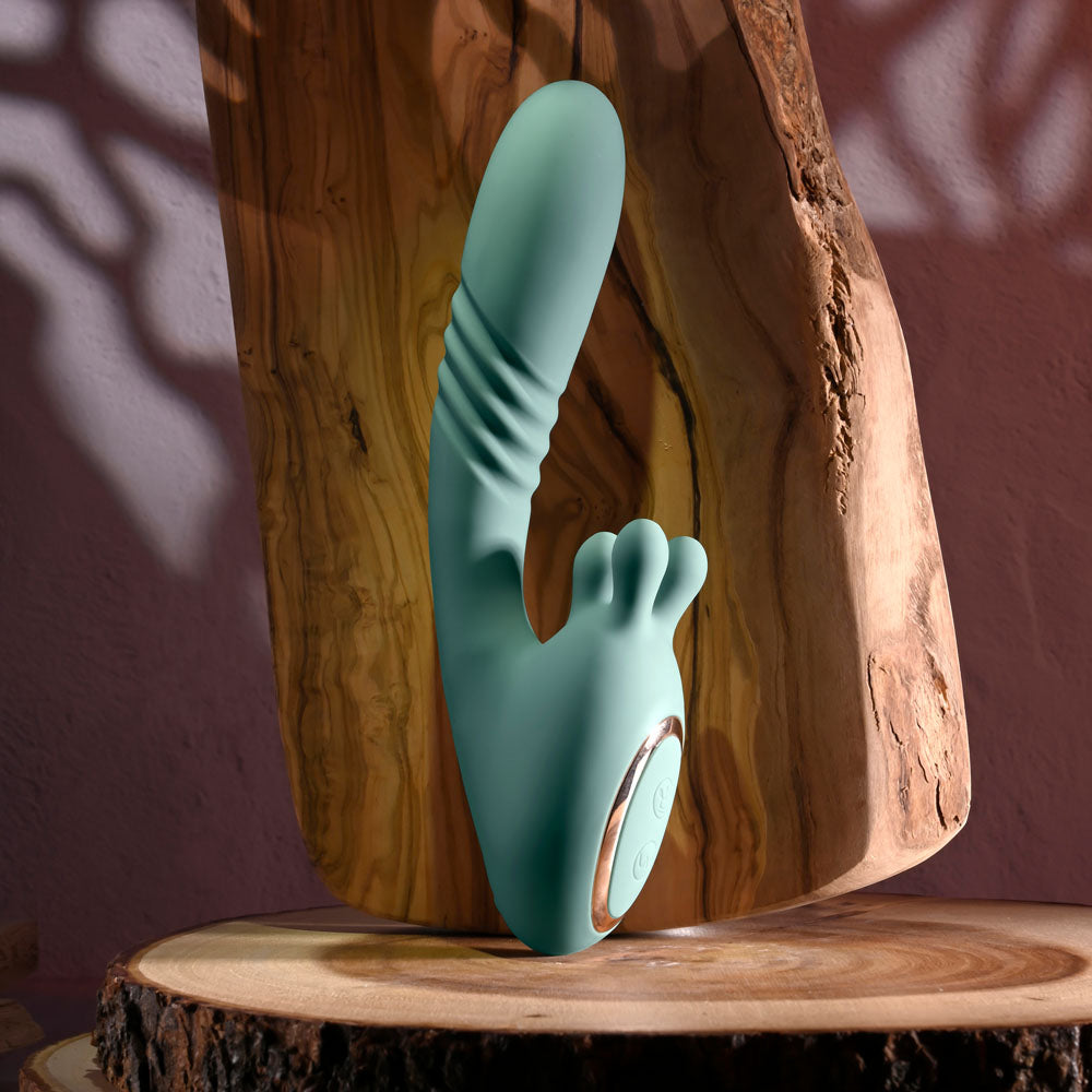 Evolved Thrust Into Ecstasy 21 cm Vibrator > Dildos > Thrusting Dildos - Tophatter Daily Deals