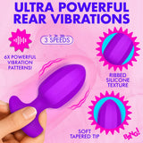Bang! Ribbed Vibrating Silicone Butt Plug – Rechargeable Anal Vibrator > Anal Range > Vibrating Butt Plugs - Tophatter Daily Deals
