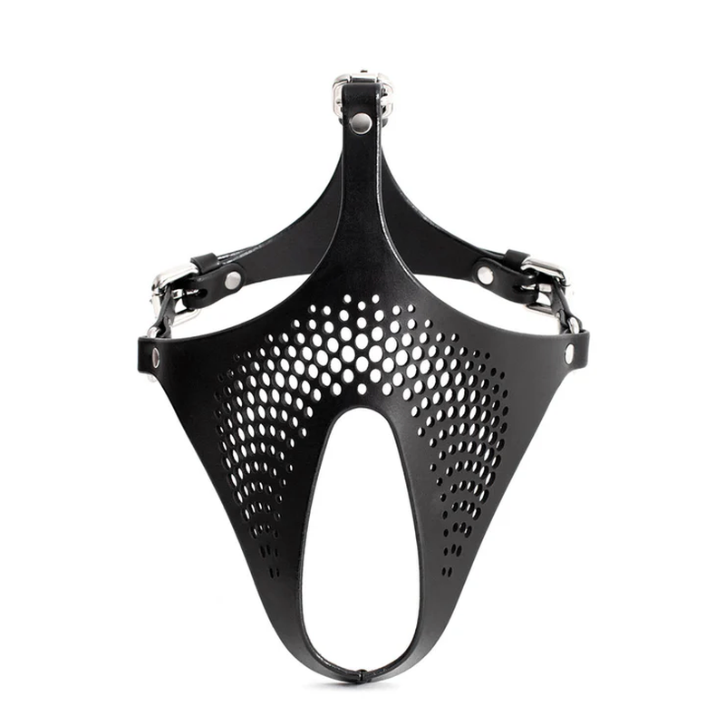 Ex Machina Genuine Leather Black BDSM Mask > Bondage Gear > Masks - Tophatter Daily Deals