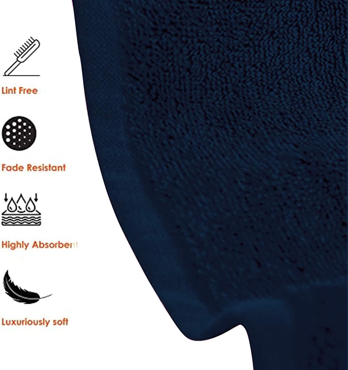 6-Piece Hotel & Spa 100% Cotton Bath Towel Set Bath - Tophatter Daily Deals