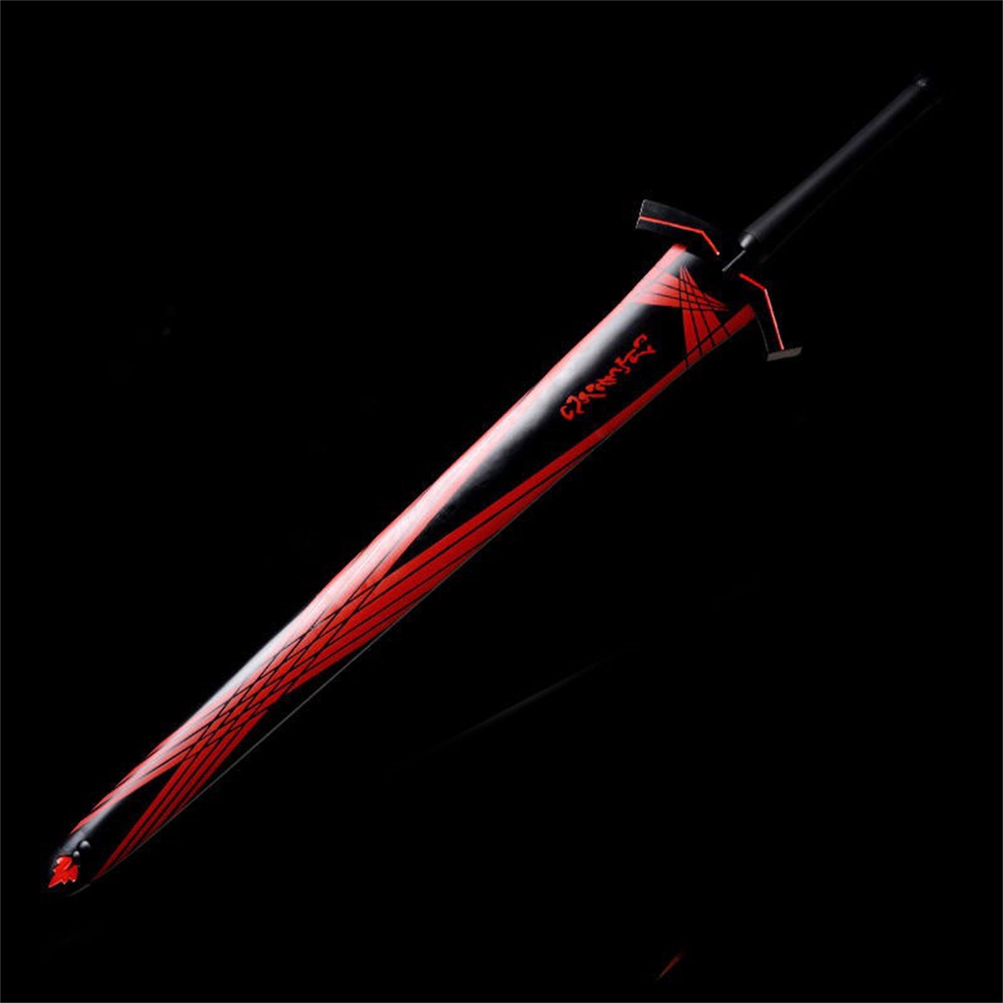 Black Excalibur Morgan Sword Life-Size Metal Replica Excalibur Mogan - Tophatter Daily Deals