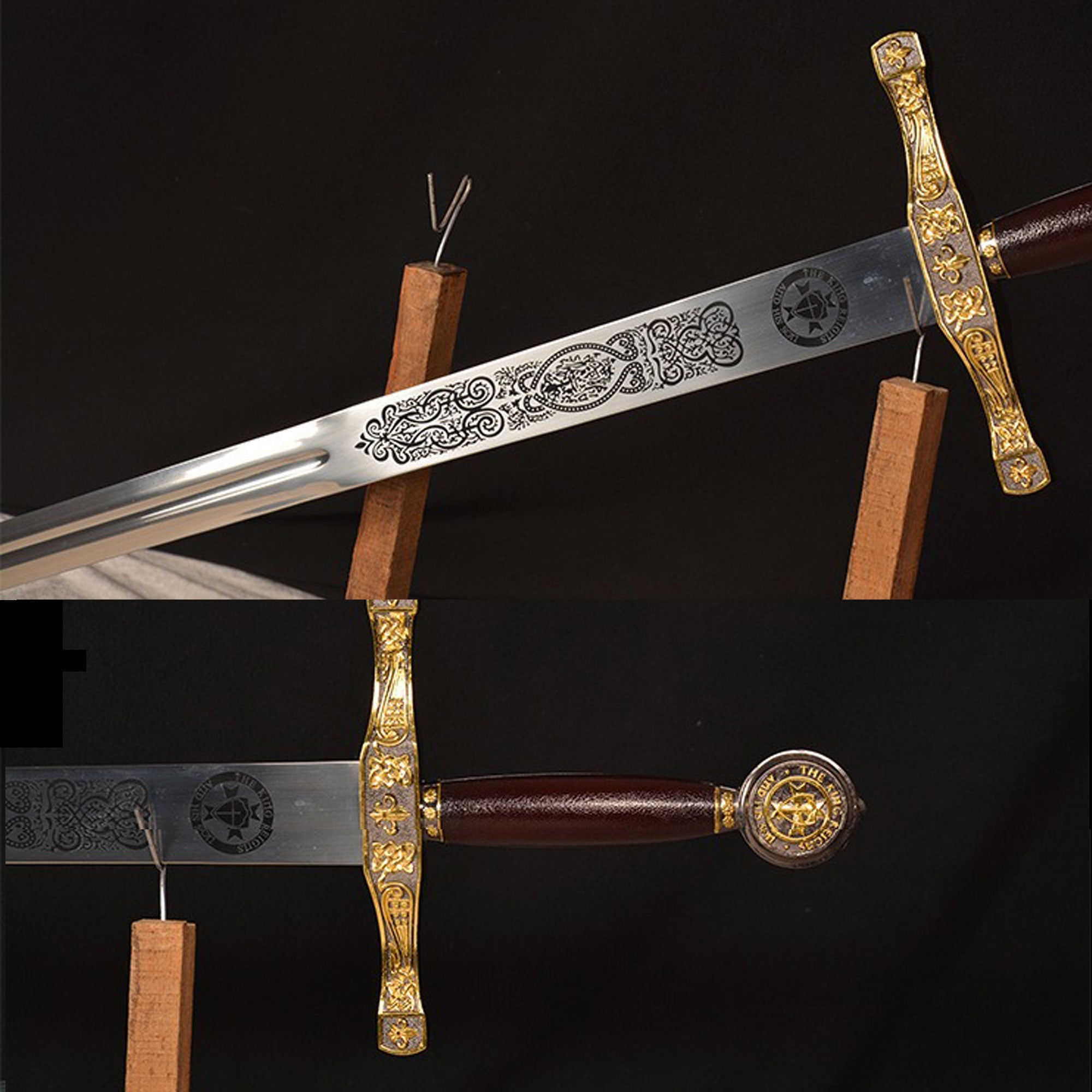 IRL Excalibur Sword Steel Replica - Tophatter Daily Deals