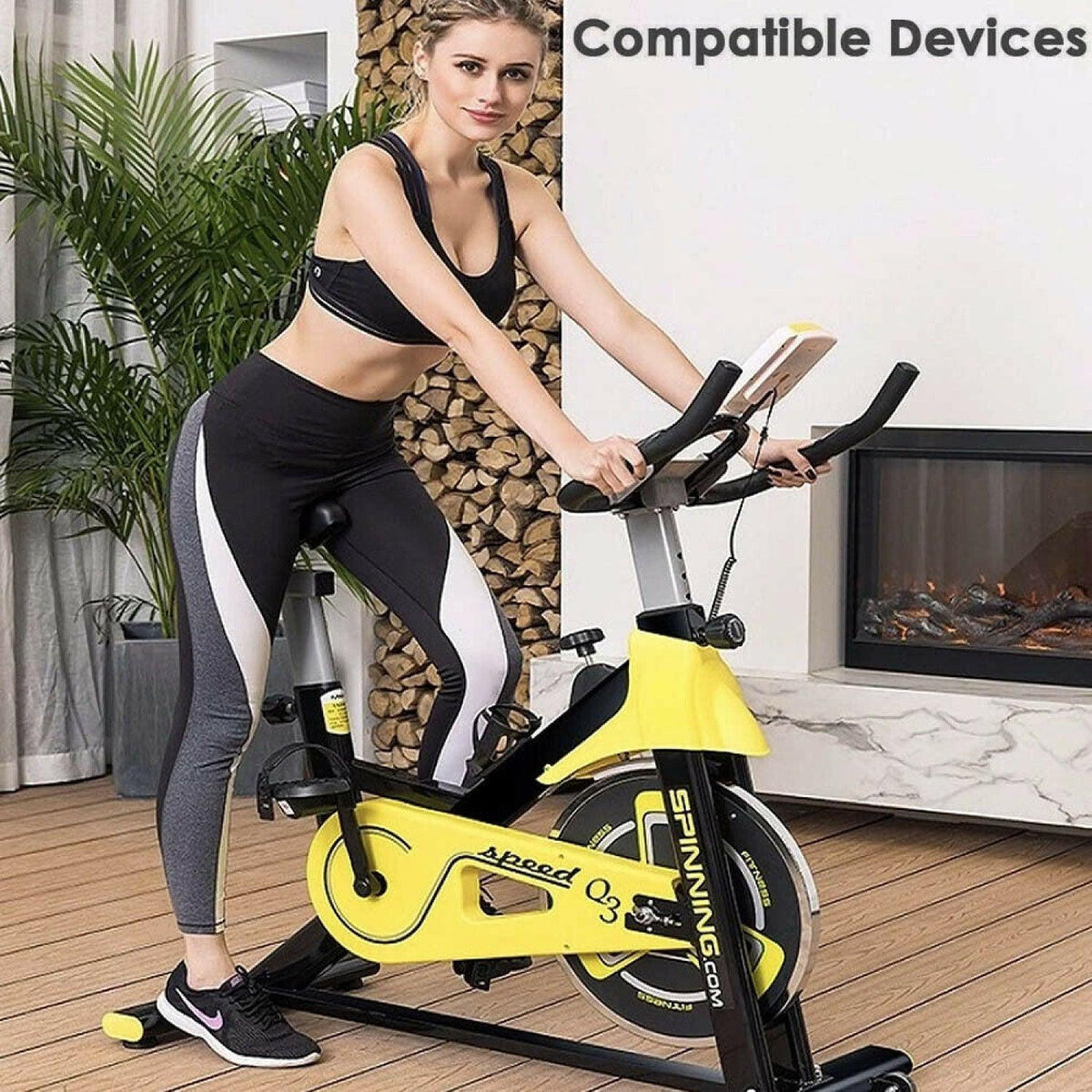 Flywheel Exercise Bike - Exercise Cycling Fitness Workout 6kg Flywheel Exercise Bikes - Tophatter Daily Deals