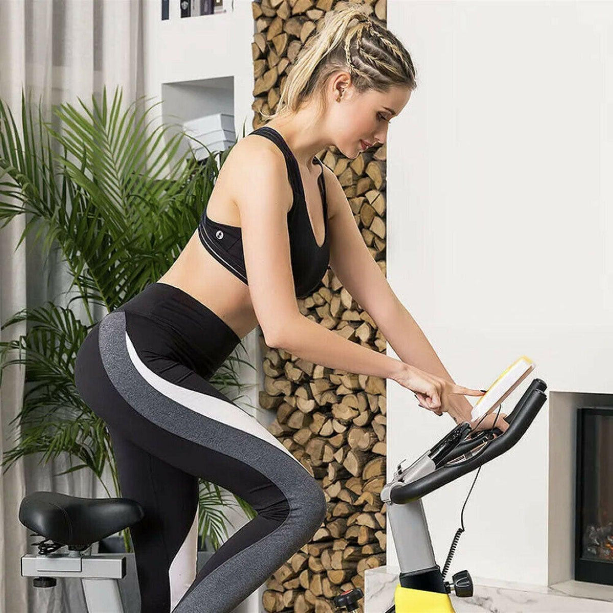Flywheel Exercise Bike - Exercise Cycling Fitness Workout 6kg Flywheel Exercise Bikes - Tophatter Daily Deals