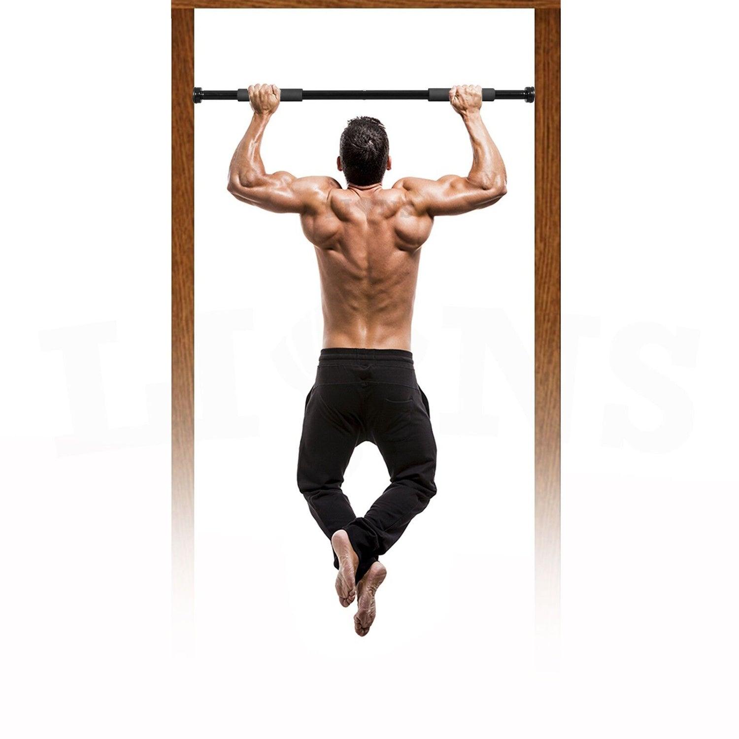 Best Doorway Pull-up Bar UK - Exercise Pull Up Door Bar Chin Ups Fitness Home Gym Push Doorway Training Exercise & Fitness - Tophatter Daily Deals
