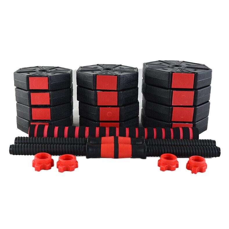 Heaviest Adjustable Dumbbells - Adjustable Dumbbell & Barbell Set Dumbbells & Barbells - Tophatter Daily Deals