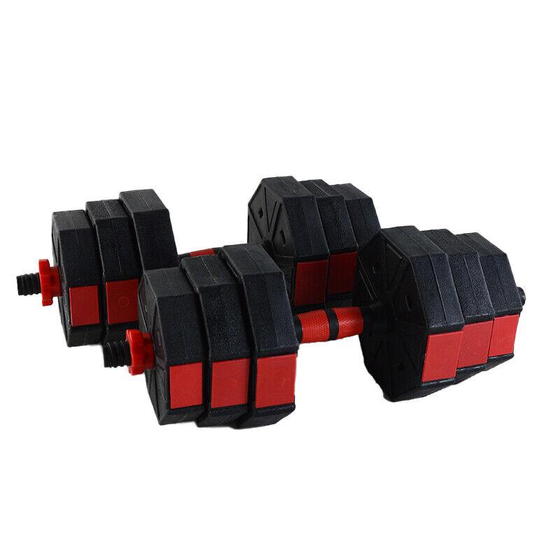 Heaviest Adjustable Dumbbells - Adjustable Dumbbell & Barbell Set Dumbbells & Barbells - Tophatter Daily Deals