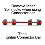 Heaviest Adjustable Dumbbells - Adjustable Dumbbell & Barbell Set Dumbbells & Barbells - Tophatter Daily Deals