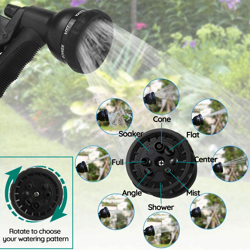 Expandable Garden Hose 100FT Retractable Kink Resistant - Tophatter Daily Deals