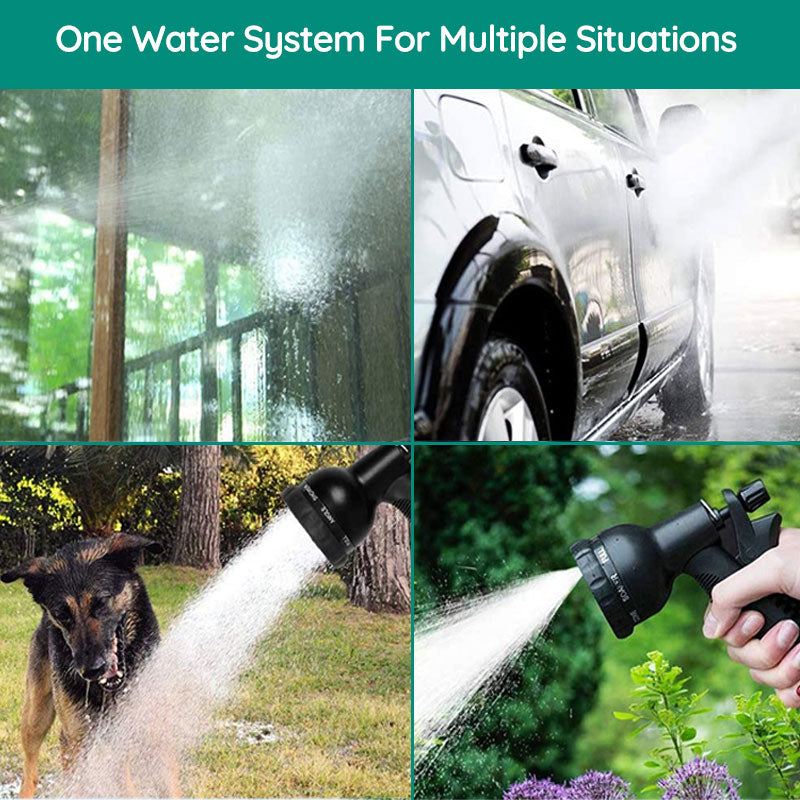 Expandable Garden Hose 100FT Retractable Kink Resistant - Tophatter Daily Deals