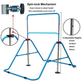 Childs Gymnastics Bar - Junior Training Bar Expandable Kids Horizontal Bars Children Kip Home Gym Fitness - Tophatter Daily Deals