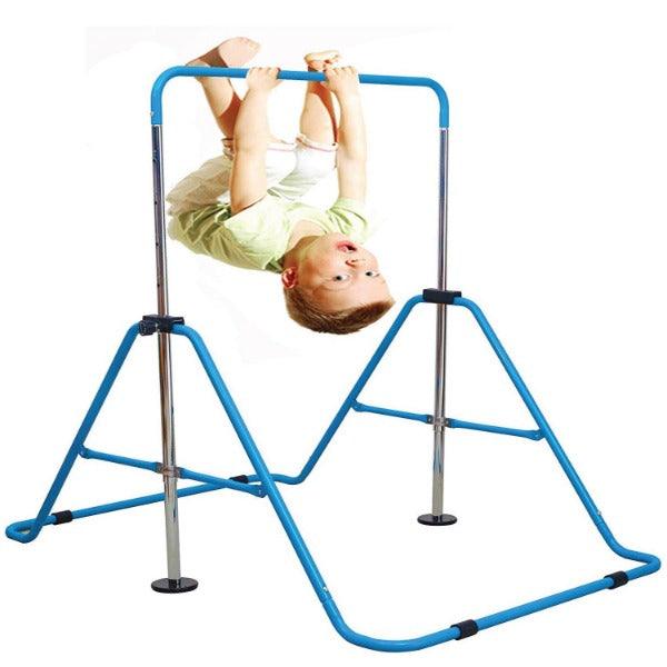 Childs Gymnastics Bar - Junior Training Bar Expandable Kids Horizontal Bars Children Kip Home Gym Fitness - Tophatter Daily Deals