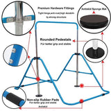 Childs Gymnastics Bar - Junior Training Bar Expandable Kids Horizontal Bars Children Kip Home Gym Fitness - Tophatter Daily Deals