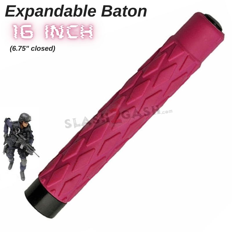 Expandable Baton Police Grade W/Sheath - Asst. colors/sizes 16 21 26 29 32 SD-Baton - Tophatter Daily Deals