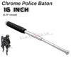 Expandable Baton Police Grade W/Sheath - Asst. colors/sizes 16 21 26 29 32 16" - Silver Chrome SD-Baton - Tophatter Daily Deals