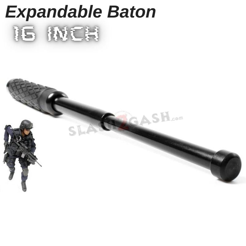 Expandable Baton Police Grade W/Sheath - Asst. colors/sizes 16 21 26 29 32 SD-Baton - Tophatter Daily Deals