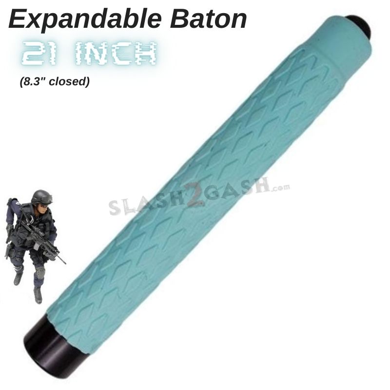 Expandable Baton Police Grade W/Sheath - Asst. colors/sizes 16 21 26 29 32 SD-Baton - Tophatter Daily Deals
