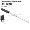 Expandable Baton Police Grade W/Sheath - Asst. colors/sizes 16 21 26 29 32 21" - Silver Chrome SD-Baton - Tophatter Daily Deals
