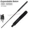 Expandable Baton Police Grade W/Sheath - Asst. colors/sizes 16 21 26 29 32 29" - Black SD-Baton - Tophatter Daily Deals