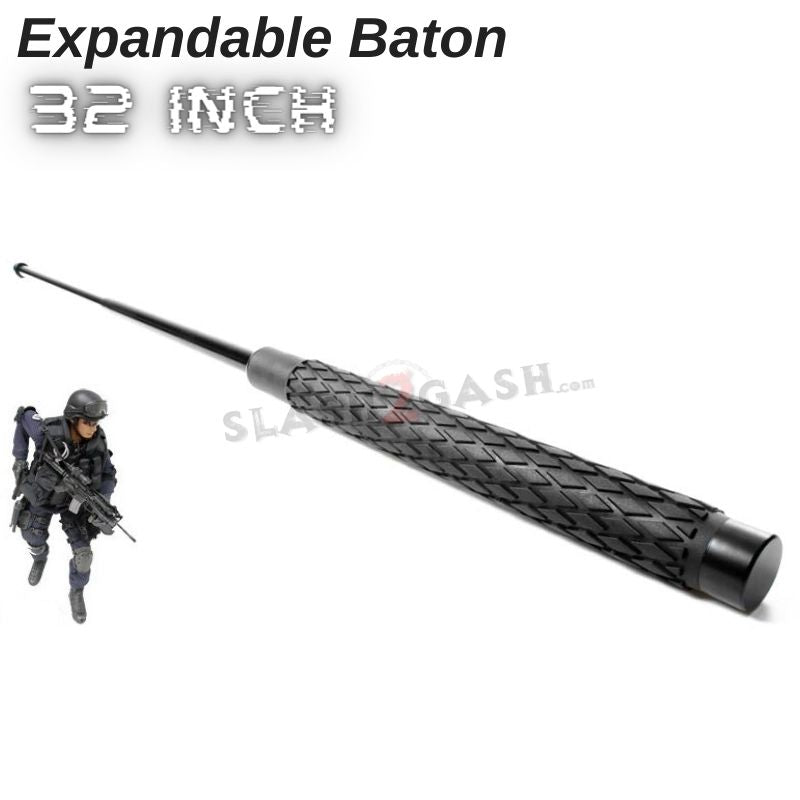 Expandable Baton Police Grade W/Sheath - Asst. colors/sizes 16 21 26 29 32 SD-Baton - Tophatter Daily Deals