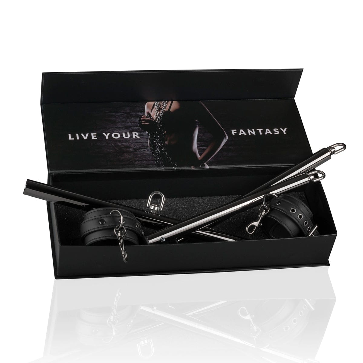 Expander Spreader Bar and Cuffs Set for Ultimate Restraint and Pleasure > Bondage Gear > Restraints - Tophatter Daily Deals