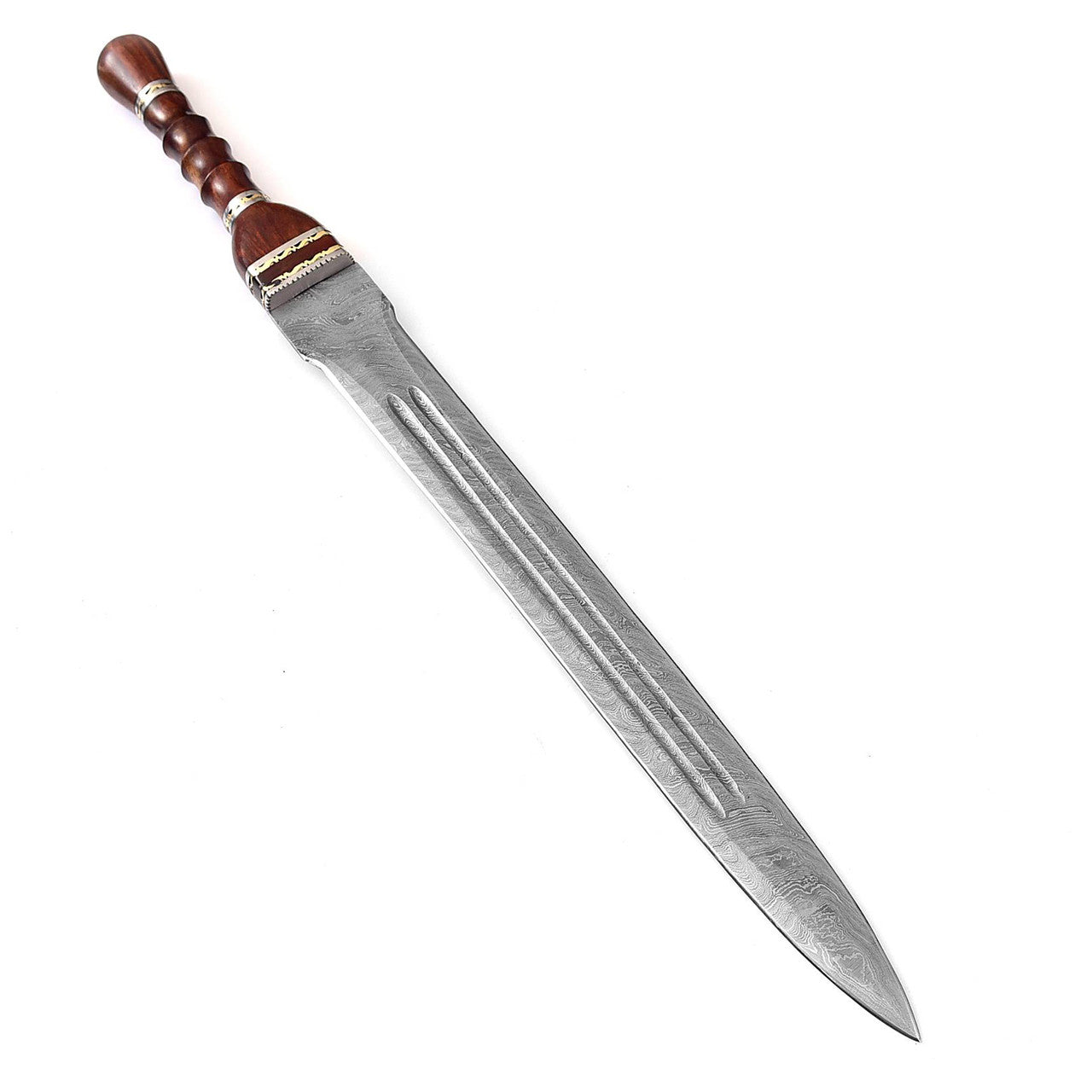 Exquisite Handmade Damascus Steel Roman Gladius Sword Swords - Tophatter Daily Deals