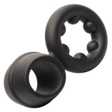 Alpha Liquid Silicone Dual Magnum Ring Black Stretchy Comfortable Size > Cock Ring > Sling - Tophatter Daily Deals