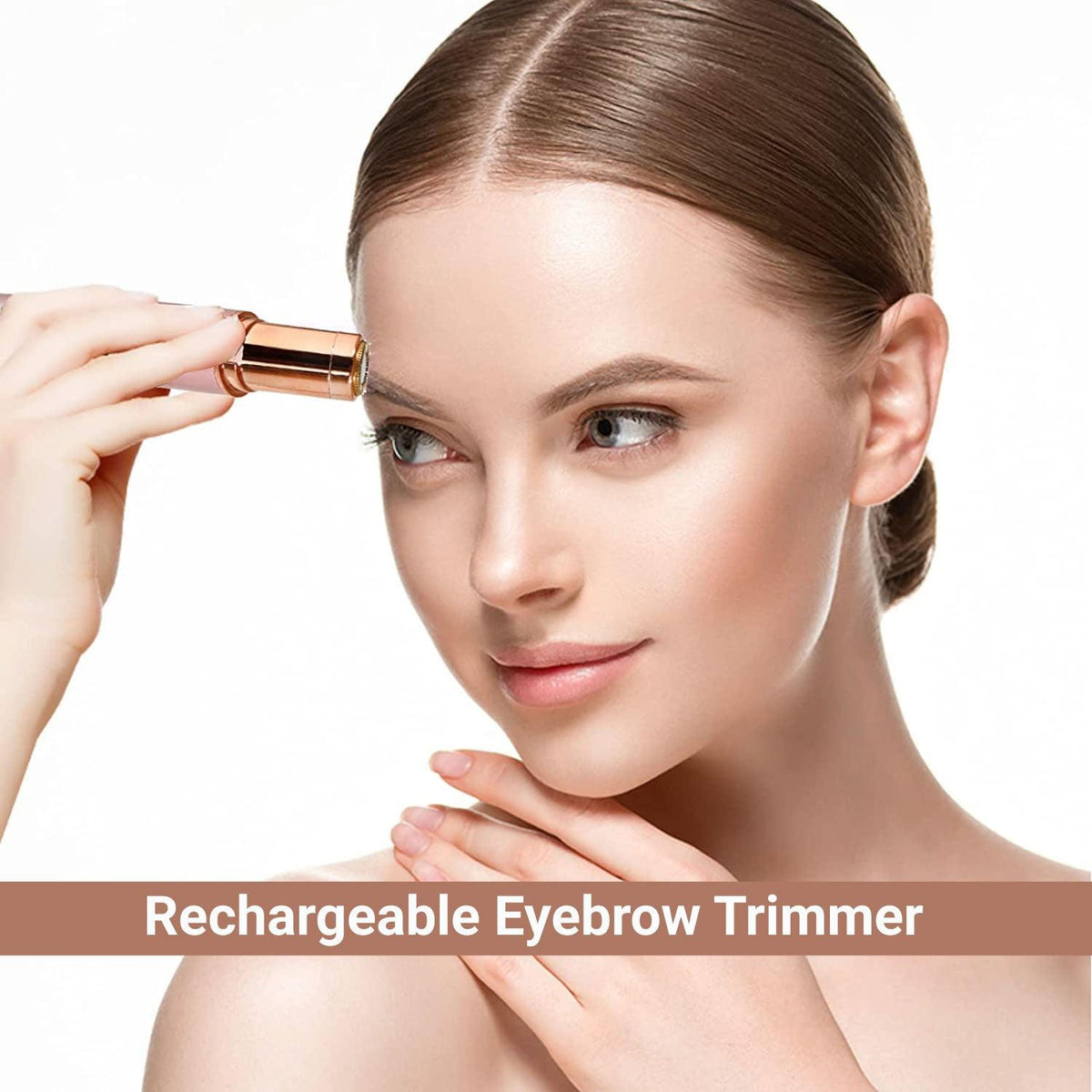Eyebrow Trimmer for Women - Rechargeable Facial Hair Remover Face Hair Trimmer Eyebrow Razor Portable Mini Epilator Health & Beauty - Tophatter Daily Deals
