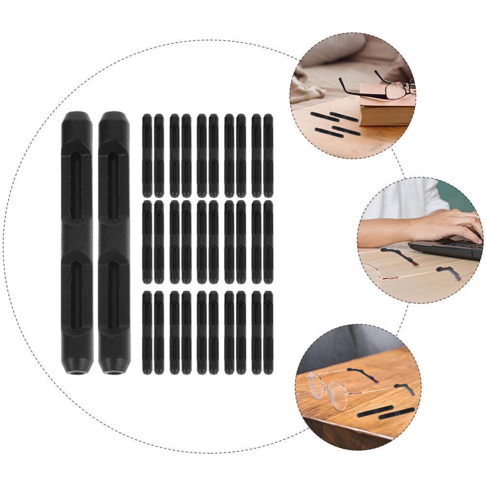 Ear Cushions for Glasses - 10 Pairs Silicon Ear Pads for Eye glasses Eyewear Sleeve Retainer Anti-Slip Ear Hook Holder For Glasses Apparel & Accessories - Tophatter Daily Deals