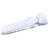 Glas 8 Inch Joystick Clear Glass Dildo Spiral and Bulbous Ends Hypoallergenic Sex Toy > Glass > Dildos - Tophatter Daily Deals