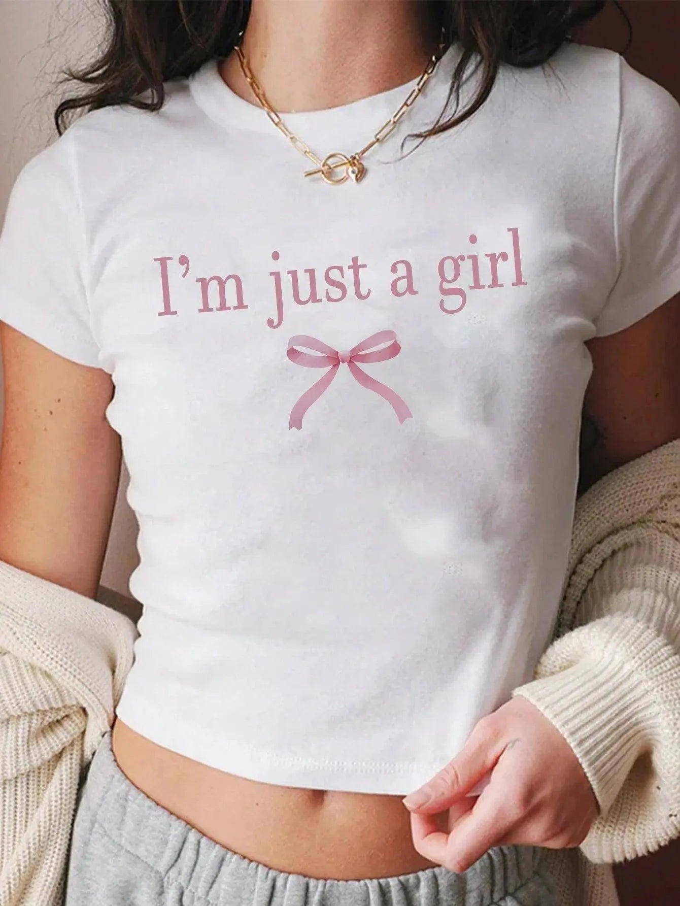 Ezwear Y2K Trendy Slogan T-Shirt - Tophatter Daily Deals