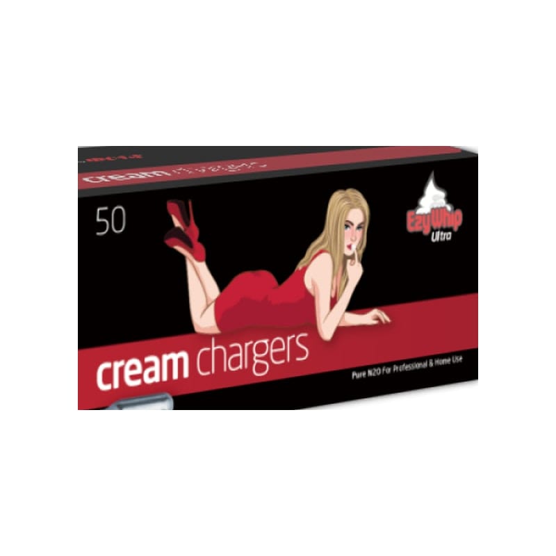 Ezywhip Ultra Cream N2O Chargers 8g 50 Pack for Culinary and Adult Fun > Novelties > Party Supplies - Tophatter Daily Deals