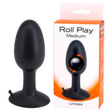 Roll Play Medium Unisex Butt Plug With Rolling Ball > Anal Range > Butt Plugs - Tophatter Daily Deals