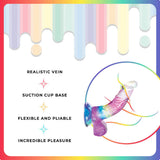 Jellido 14cm Curved Dildo Clear Realistic Pleasure Device > Dildos > Slim Dildos - Tophatter Daily Deals