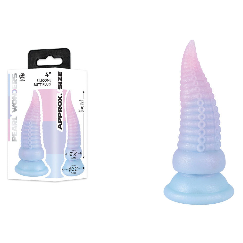 Pearl Wonders Fantasy Tentacle Plug – 10 cm Silicone Anal Plug > Anal Range > Butt Plugs - Tophatter Daily Deals