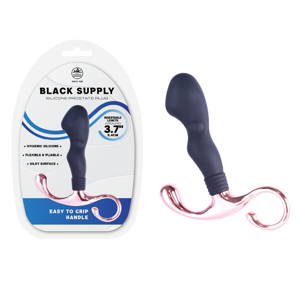 Supply Silicone Prostate Plug (Black) – 9.4 cm Prostate Plug > Anal Range > Prostate Plugs - Tophatter Daily Deals