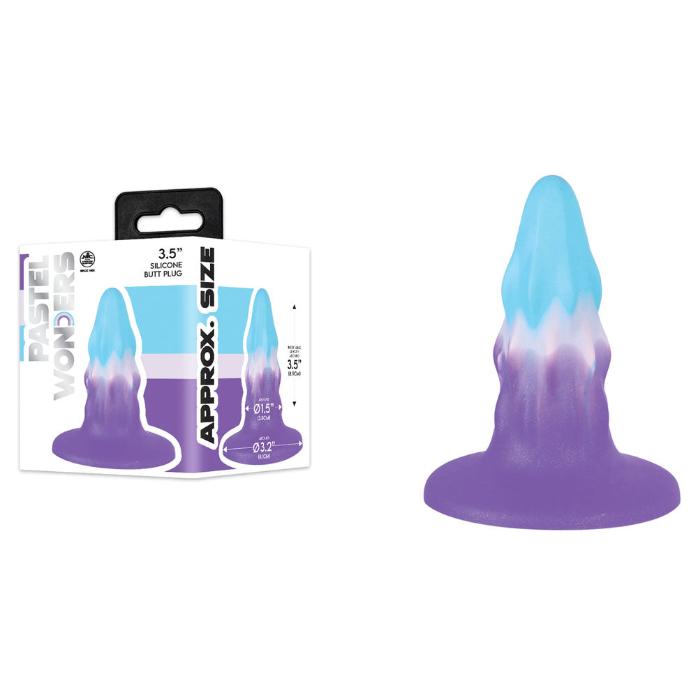 Pastel Wonders Silicone Butt Plug – 8.9 cm Beginner Anal Plug > Anal Range > Butt Plugs - Tophatter Daily Deals