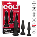Colt Anal Trainer Kit – Silicone Graduated Anal Plug Set for Beginners > Anal Range > Butt Plug Kits - Tophatter Daily Deals