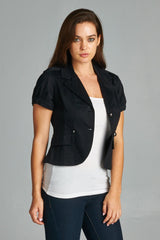 Women's Button Down Jacket with Pockets Jackets - Tophatter Daily Deals