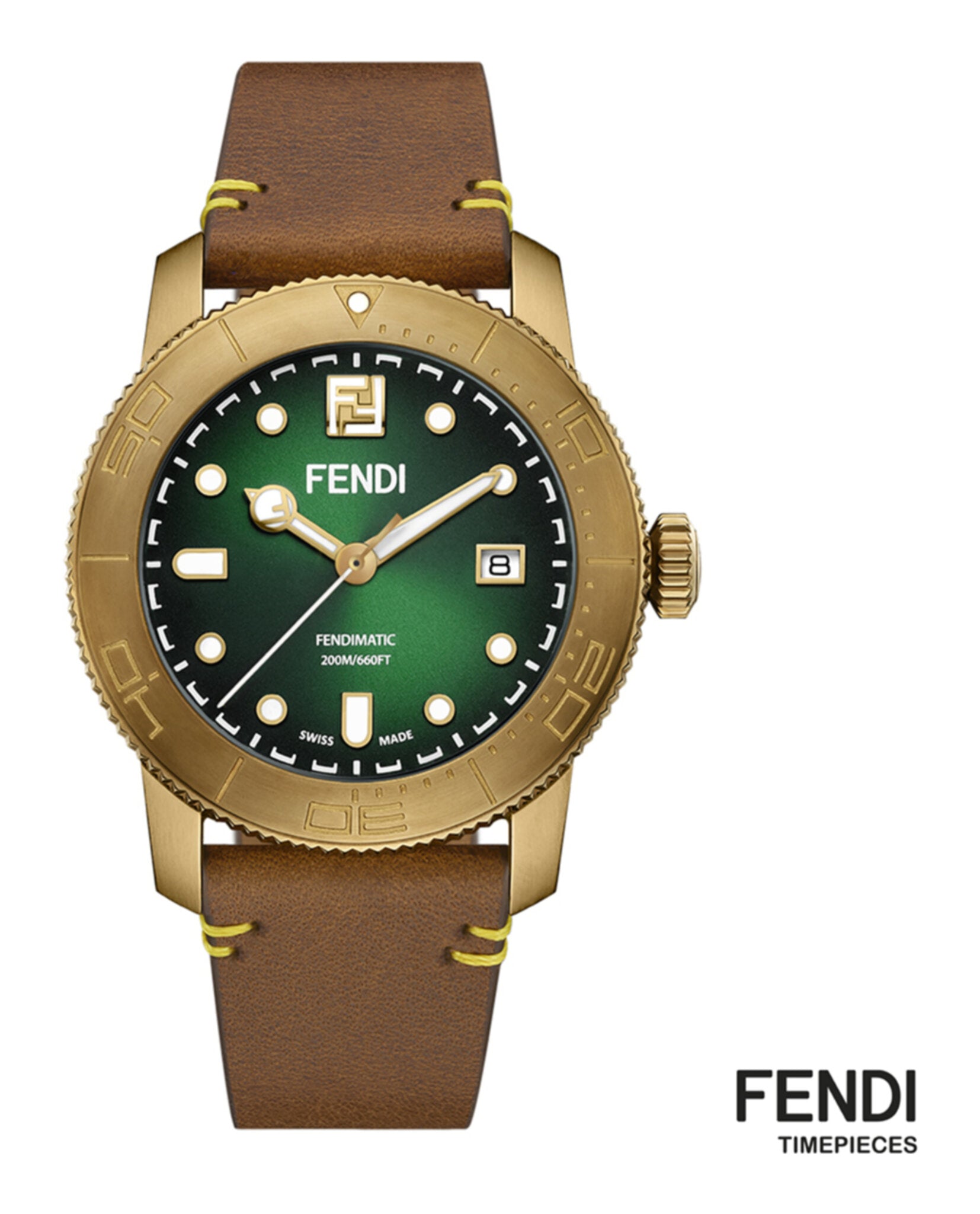 Fendi Aqua Automatic Diver Watch Watches - Tophatter Daily Deals