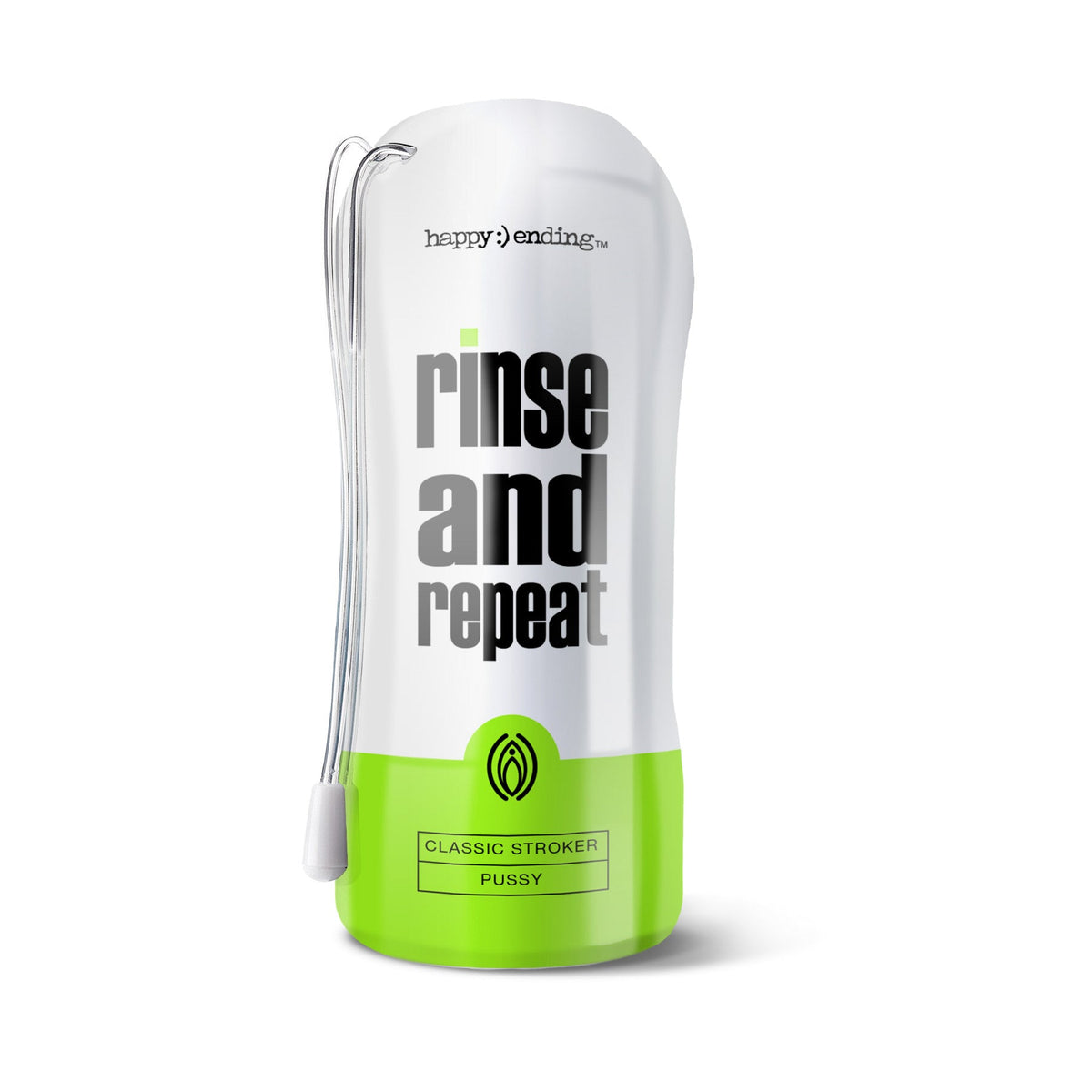 Happy Ending Rinse and Repeat Classic Stroker Pussy Soft TPE Shower Masturbator with Storage Case > Sex Toys For Men > Masturbators > Manual - Tophatter Daily Deals