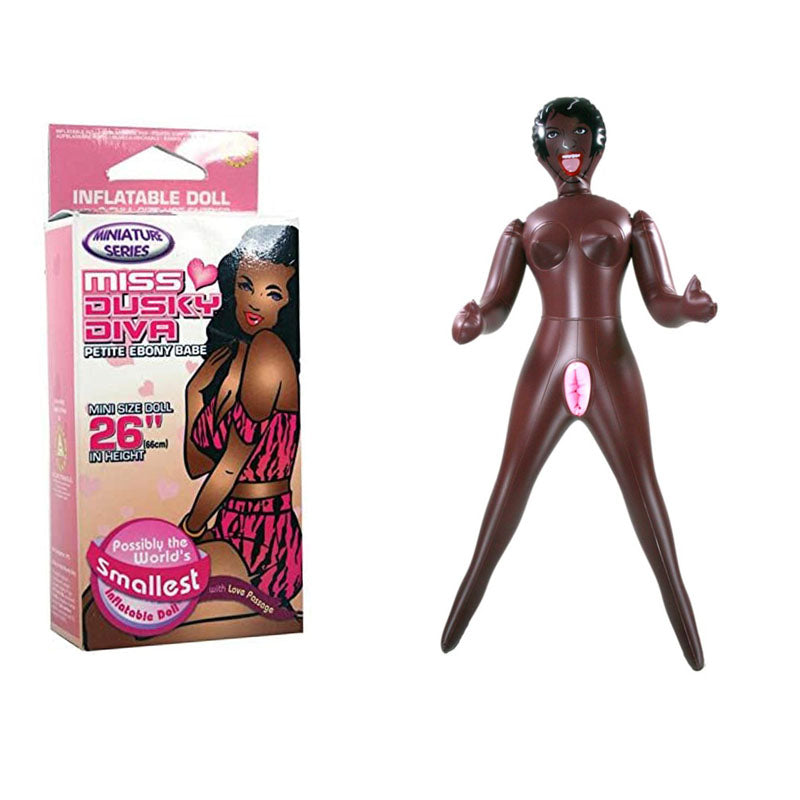 Miss Dusky Diva Mini Inflatable Love Doll – 66 cm Inflatable Doll > Sex Toys > Sex Dolls > Inflatable - Tophatter Daily Deals