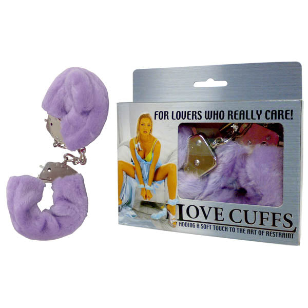 Love Cuffs Fluffy Hand Cuffs (Purple) – Plush Handcuffs > Bondage Gear > Restraints - Tophatter Daily Deals