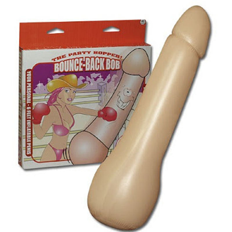 Bounce-Back Bob Inflatable Penis – 6 Feet Large Inflatable Novelty Item with 360-Degree Rotation > Novelties > Bachelor & Bachelorette Items - Tophatter Daily Deals