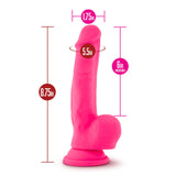 Ruse Shimmy Hot Pink Dong 6 Inch Insertable Pleasure Toy > Dildos > Realistic Dildos - Tophatter Daily Deals