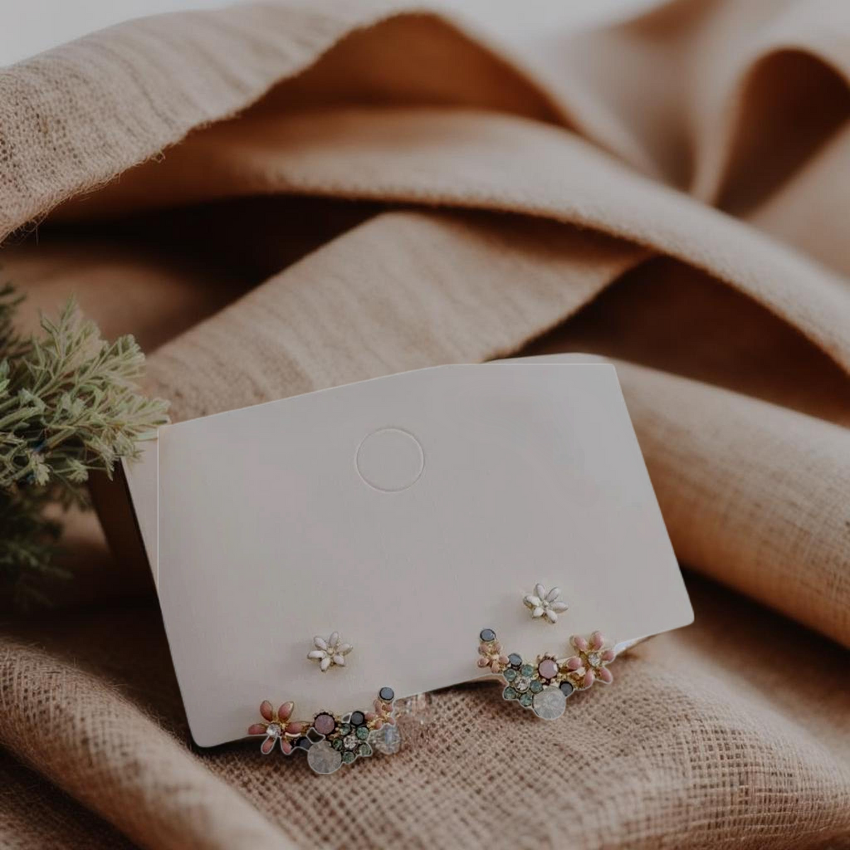 Beautiful Flower Jacket Earrings Earrings - Tophatter Daily Deals