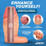 Jock Enhancers 1 Inch Silicone Penis Extension Sleeve Medium > Sex Toys For Men > Penis Sleeves - Tophatter Daily Deals