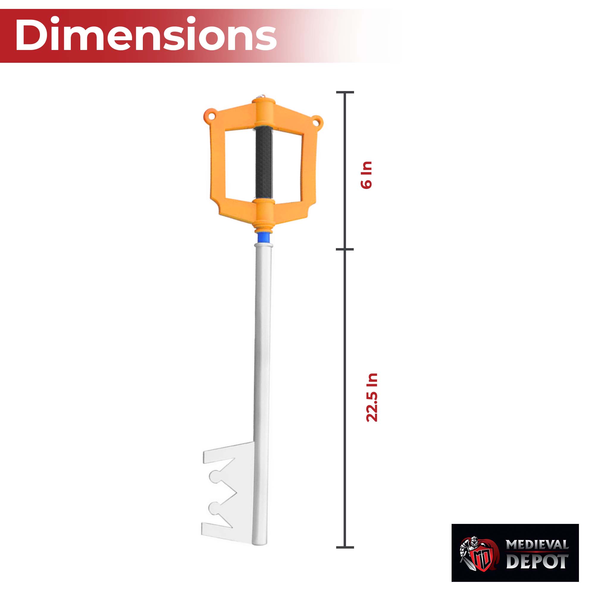 Fantasy Key to the City Gaming Cosplay Costume Foam Key Sword swords - Tophatter Daily Deals