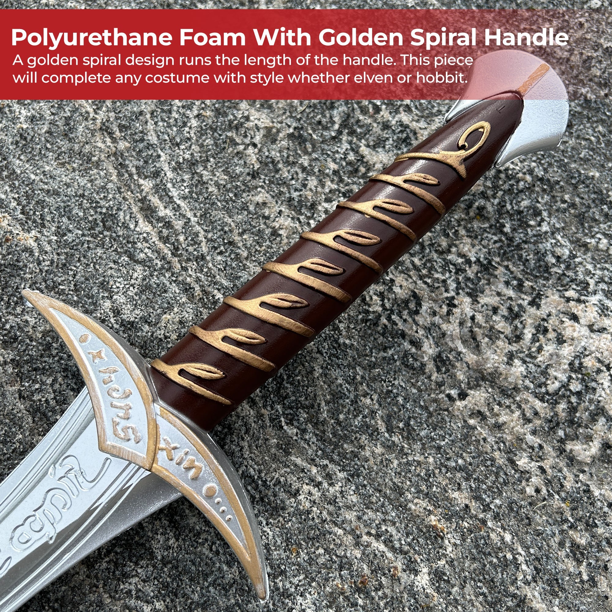 Fantasy Movie Foam Replica Elven Dagger Sword Swords - Tophatter Daily Deals